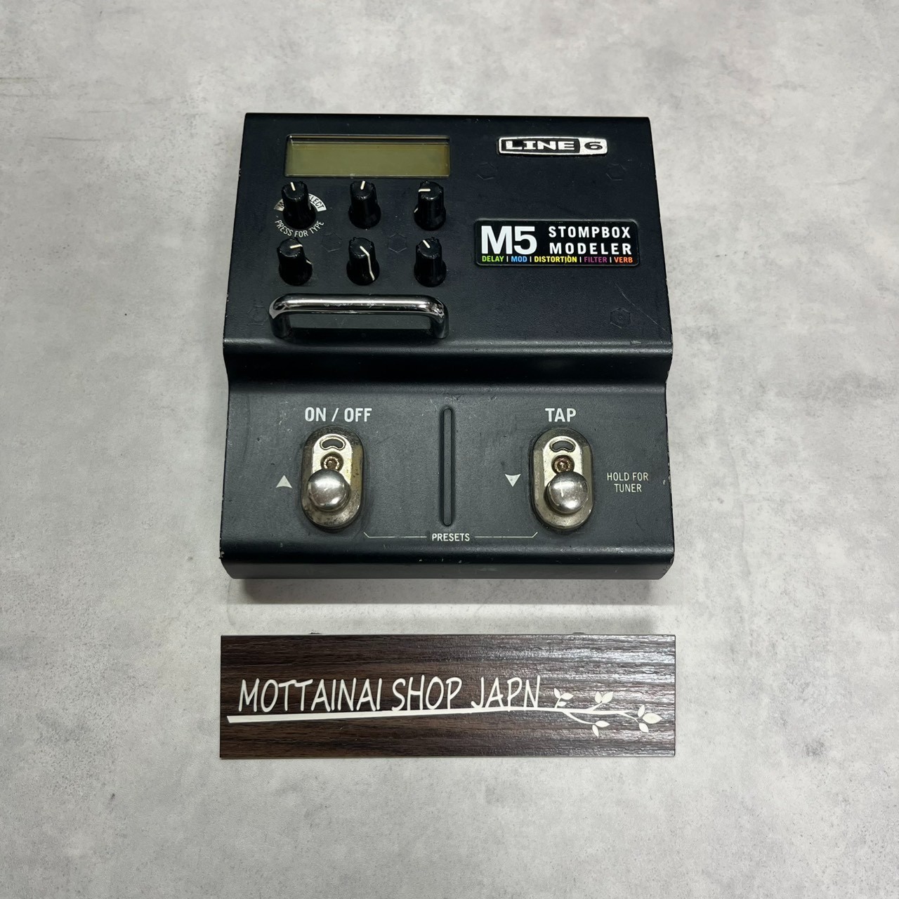 Line 6 M5 Stompbox Modeler Guitar Multi Effects Pedal Processor Working Tested!