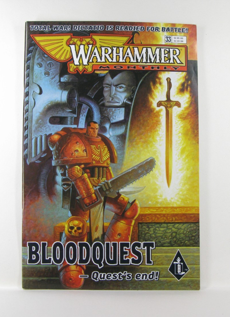 Warhammer Monthly 33 2000 40K Fantasy Graphic Novel Bloodquest  GW
