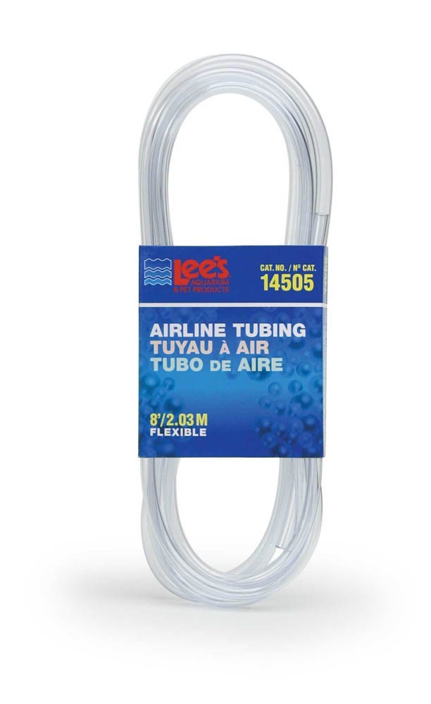 Lee's Aquarium Airline Tubing Clear Flexible Plastic 8 feet