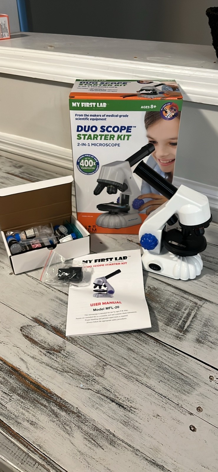 My First Lab Duo Scope Starter Kit – 2-in-1 Microscope (USED ONCE)