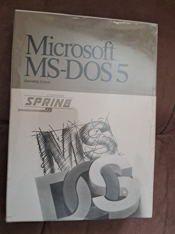 Vintage Microsoft MS-DOS 5 Operating System 3.5" Disks 1991 - SEALED NEW