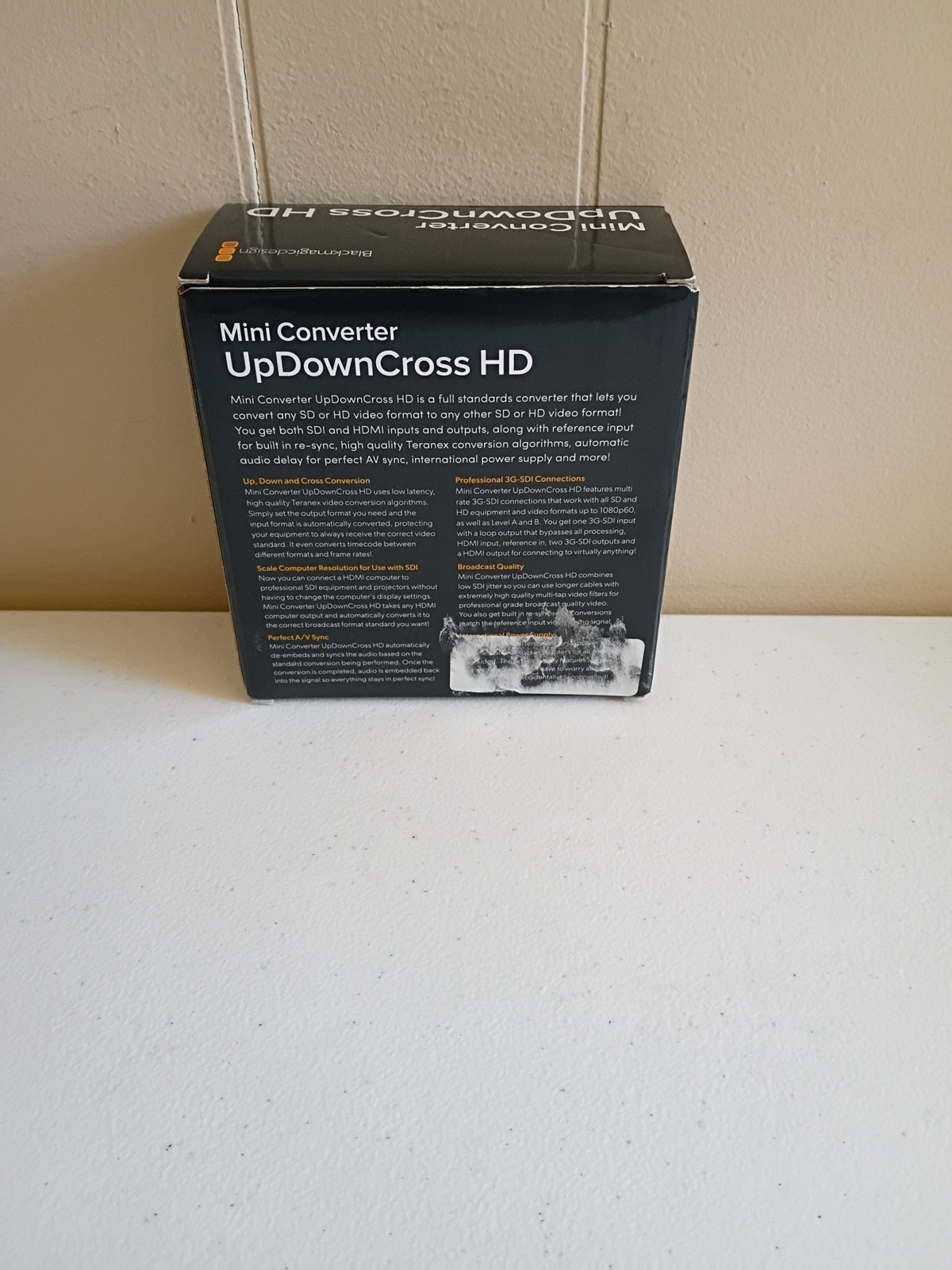 Blackmagic Design Mini Converter UpDownCross HD (CONVMUDCSTD/HD) Open Box New