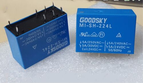 1Pcs New MI-SH-224L 24VDC Relay Goodsky