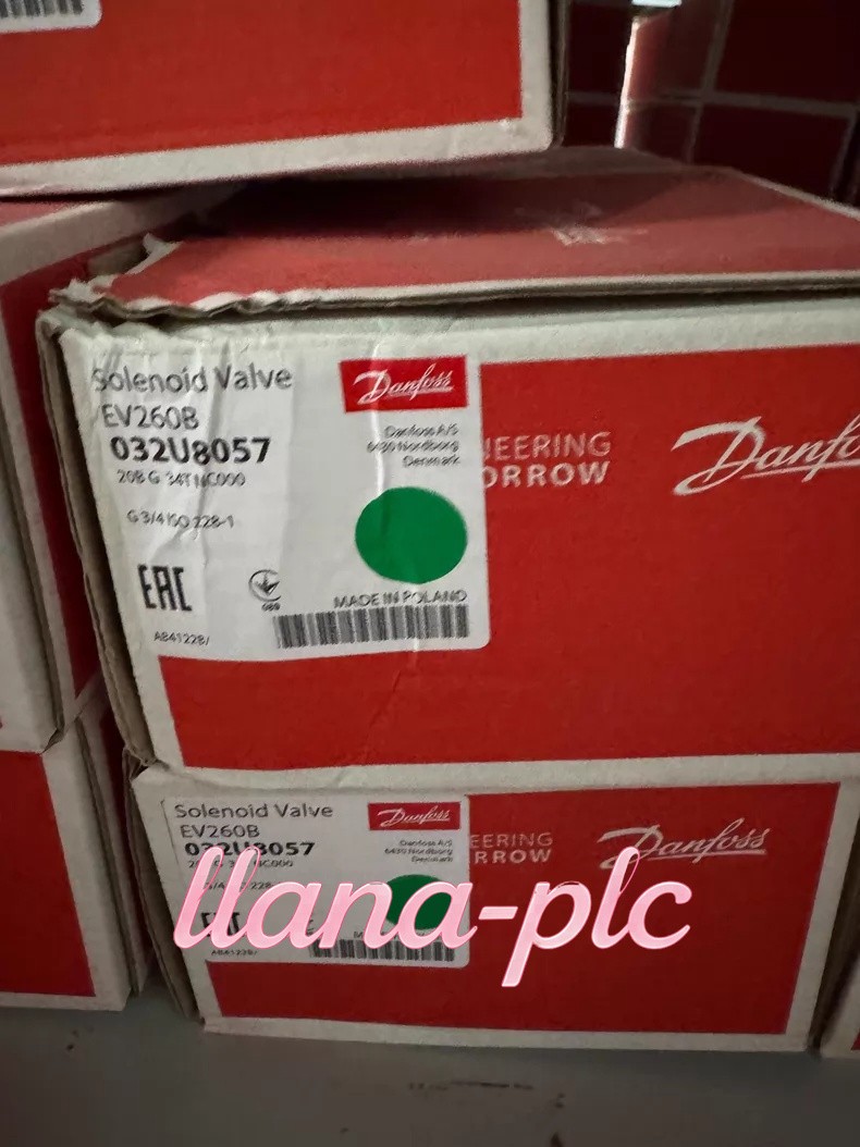New Danfoss 032U8057 EV260B G3/4 Solenoid Valve NIB Free Ship 1Y Warranty