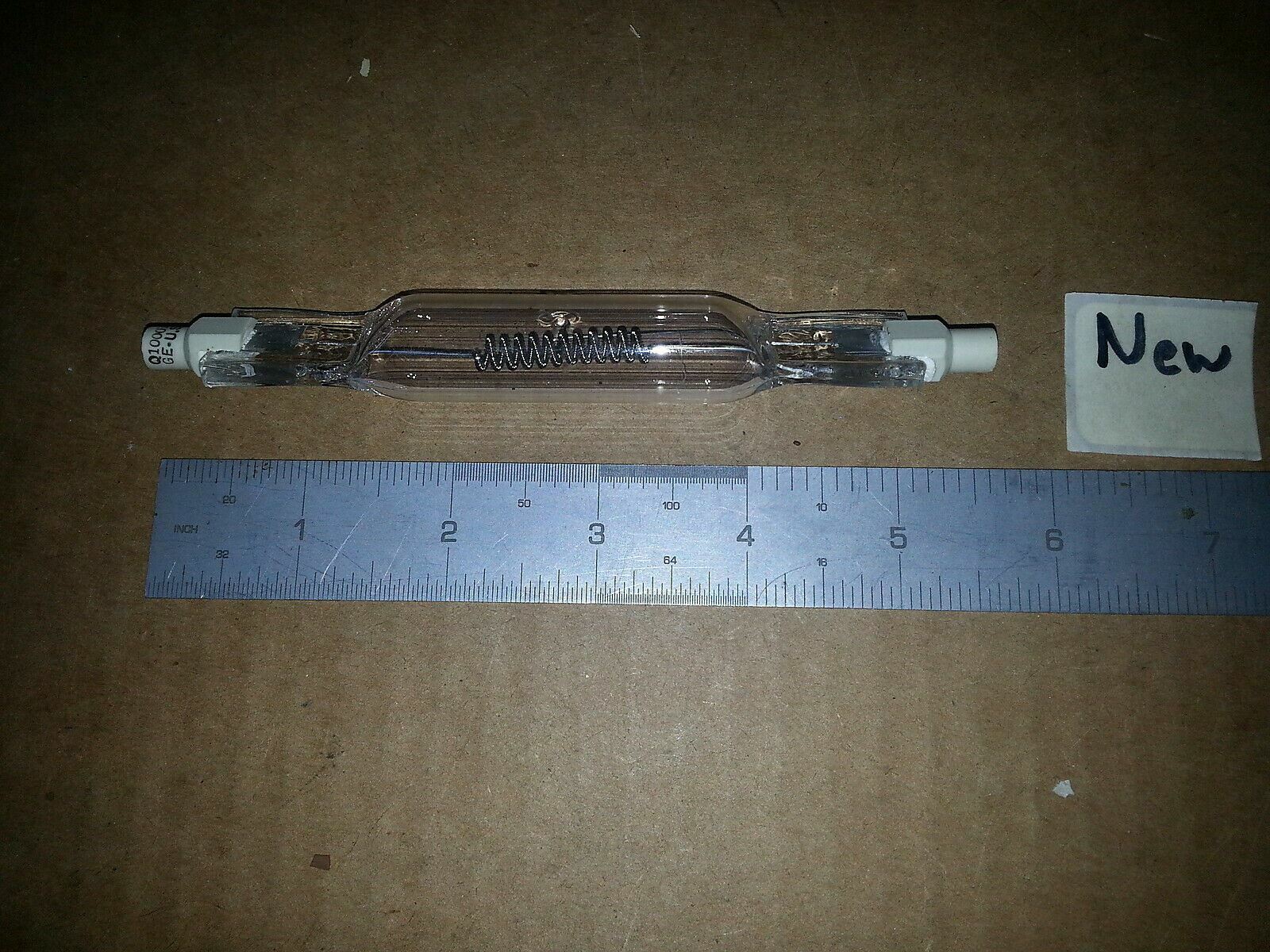 GE Q1000T6/CL 1000W 120V Quartzline Halogen Line Lamp R7s Stage Studio Bulb