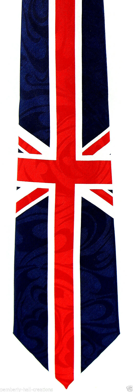British Flag Men's Necktie English UK England Union Jack Red Blue Neck Tie