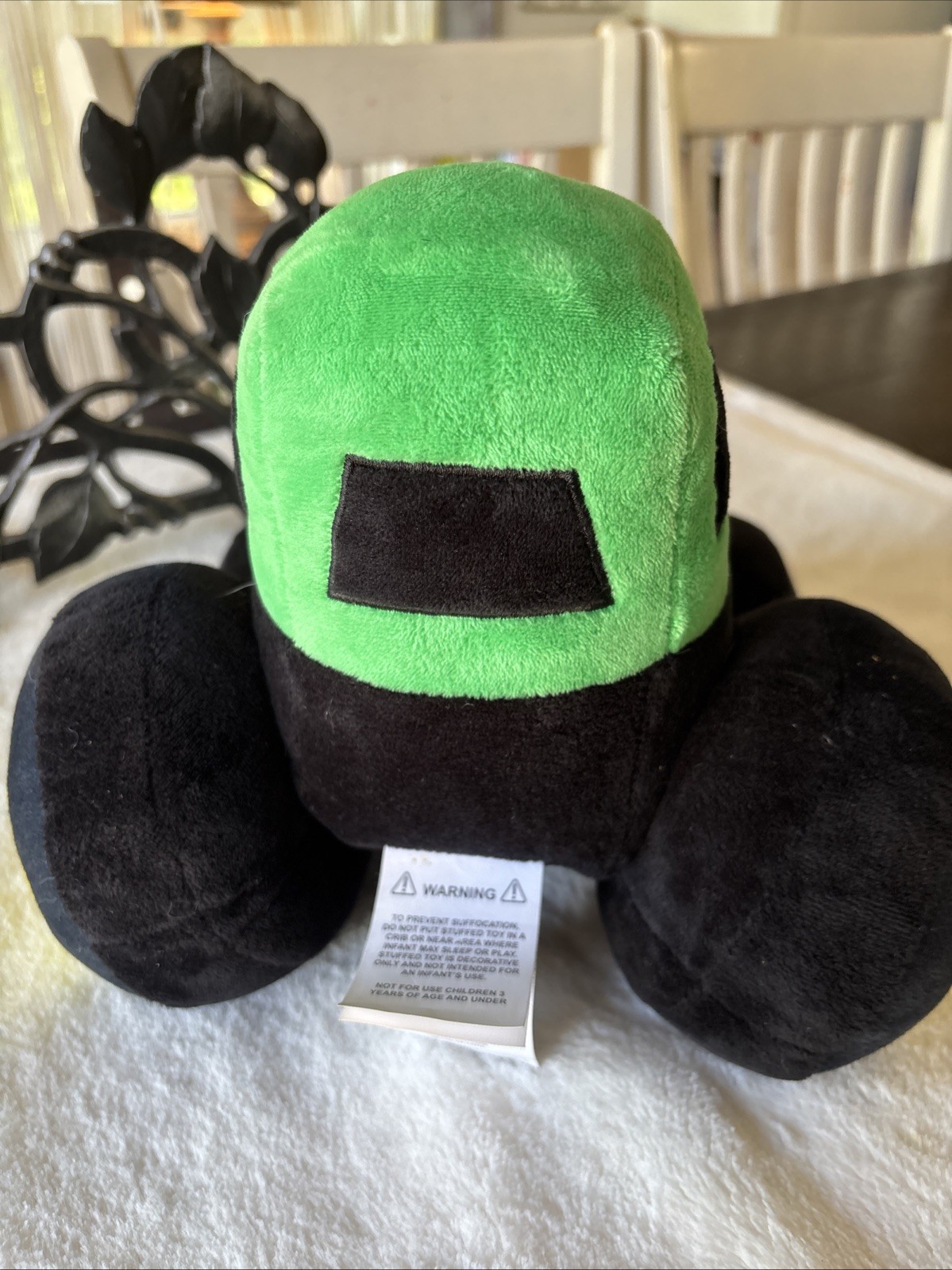 John Deere Plush Tractor Green Yellow