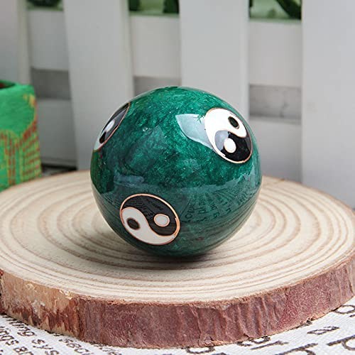 Acxico 2Pcs Chinese Health Exercise Stress Baoding Balls Multicolor