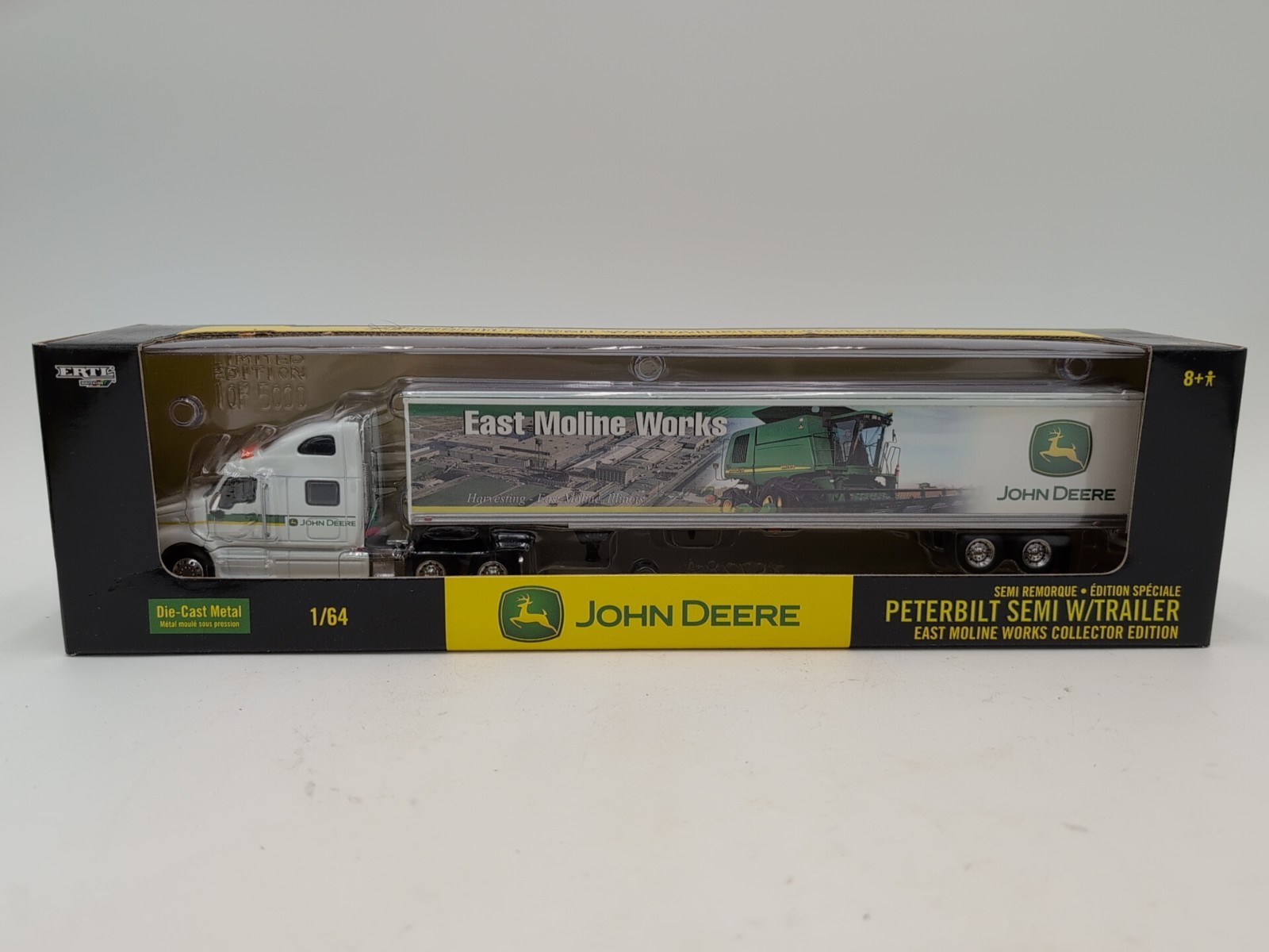 1/64 Ertl Toy East Moline Works Kenworth Tractor Trailer