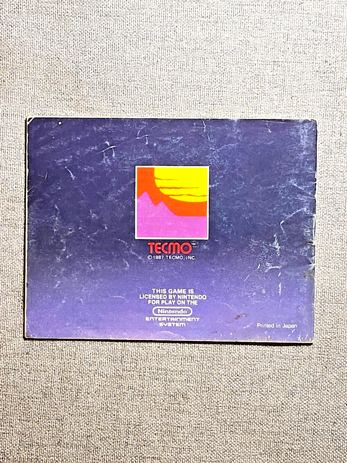 Tecmo RYGAR Instruction Manual Only - NES Nintendo