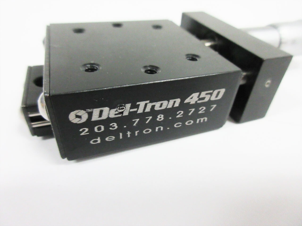 DEL-TRON 450 450-X BALL SLIDE POSITIONING STAGE