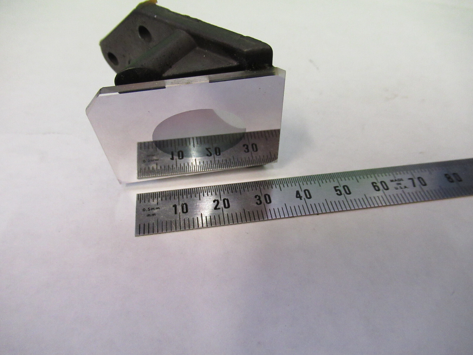 LEITZ WEZLAR BEAM SPLITTER OPTICS MICROSCOPE PART AS PICTURED 82-A-70