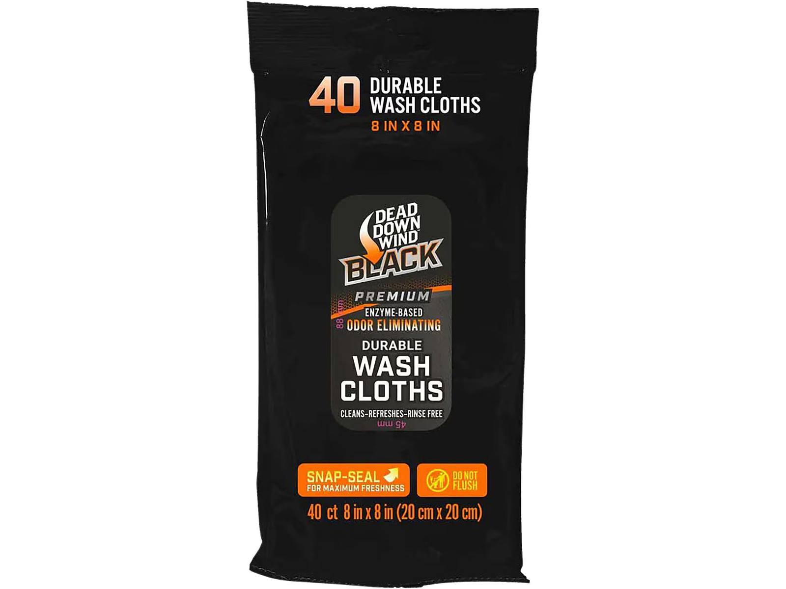 Dead Down Wind Black Premium Wash Cloths