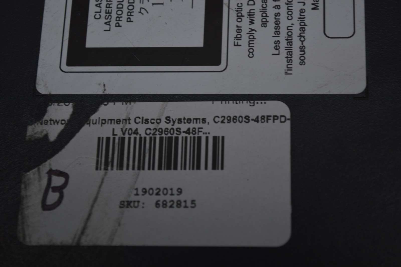 Cisco Systems C2960S-48FPD-L V04 Network Switch