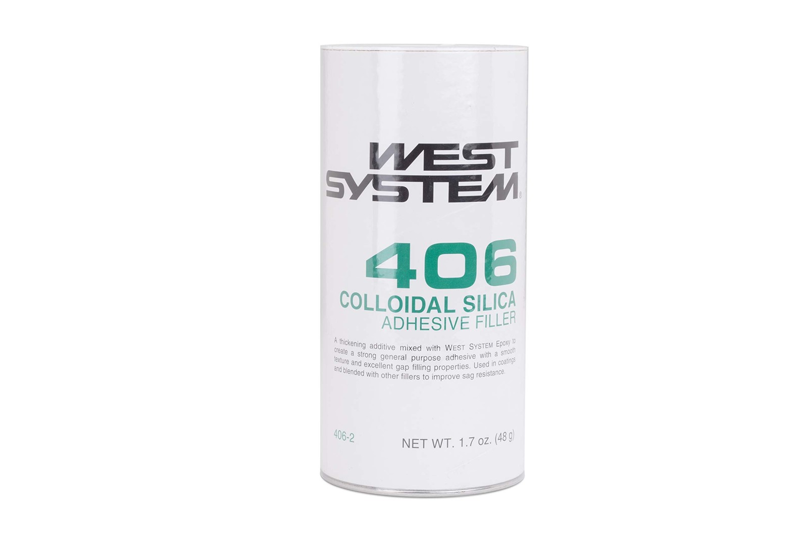 West System 406-2 Colloidal Silica 1.7 oz No Size, white
