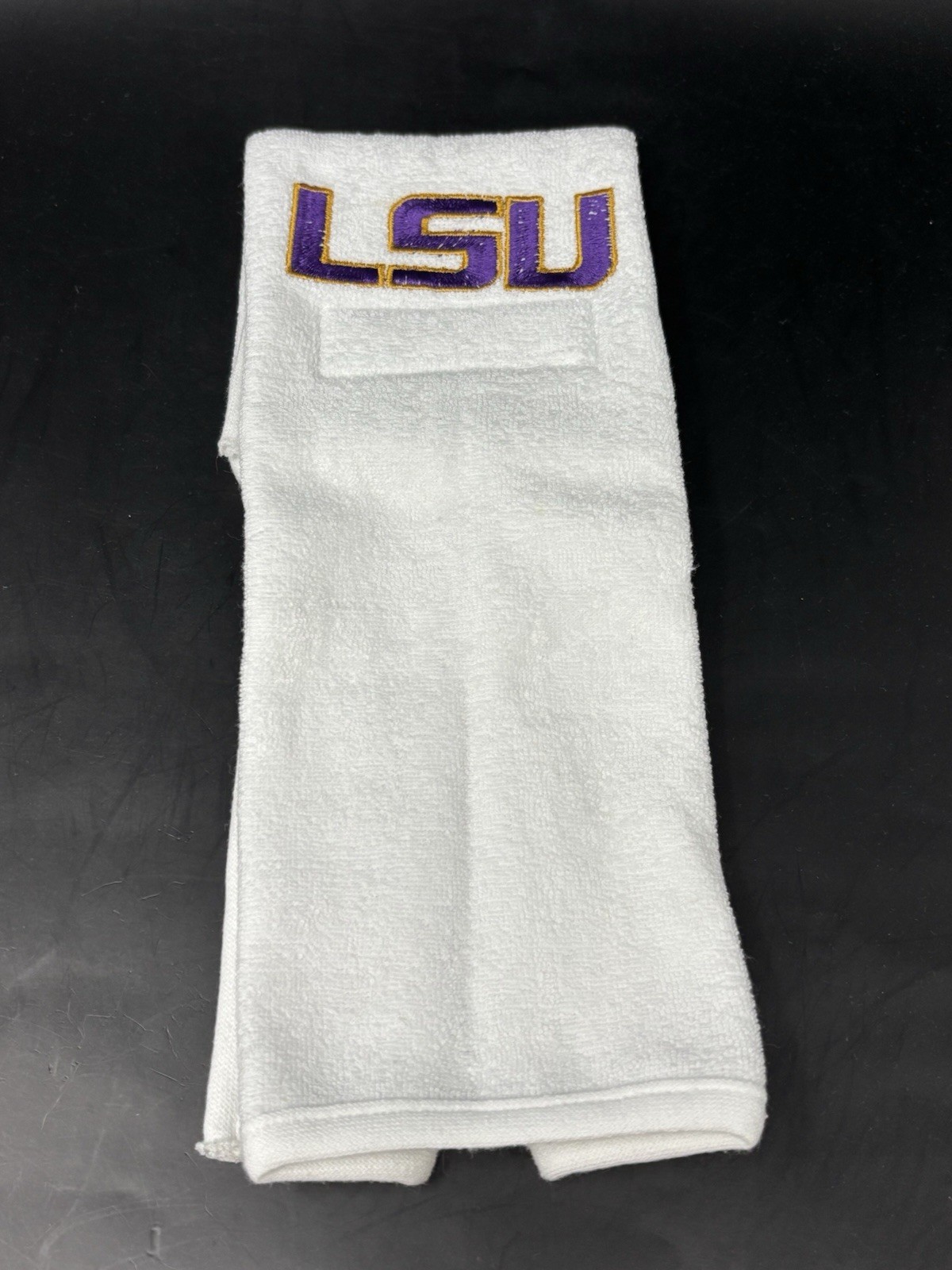 LSU Tigers White Football College Game Towel Football Cotton New