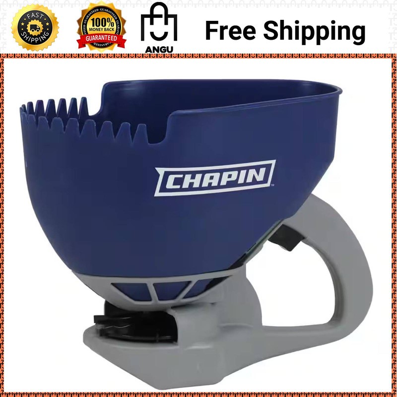 Chapin 0.8 Gal Hand Crank Salt Spreader Ice Melt Seed Fertilizer