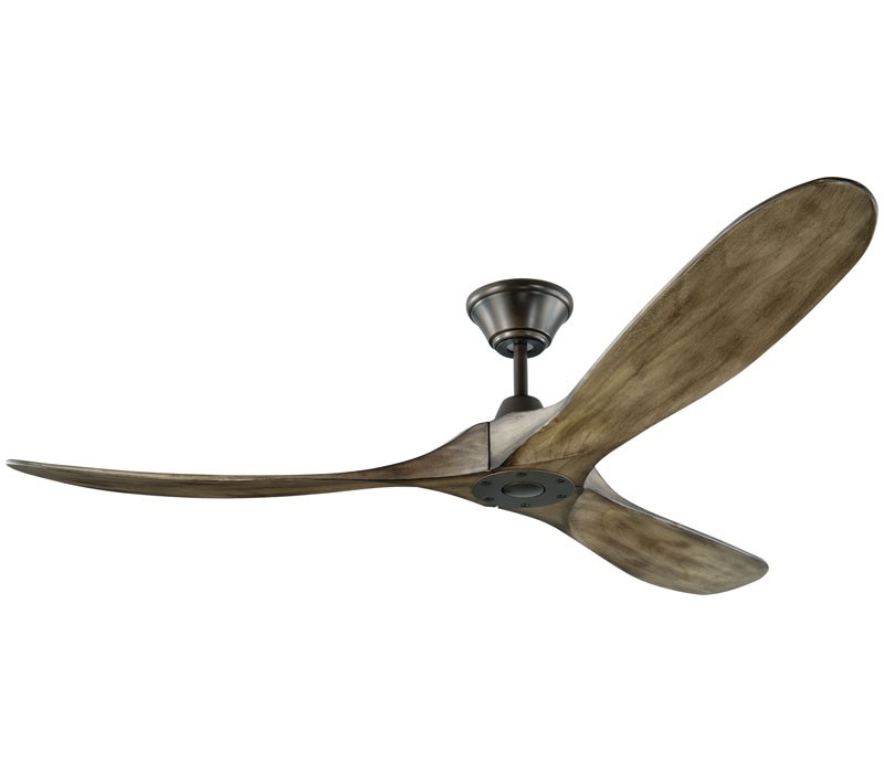 Visual Comfort Fan Maverick 60" Outdoor High Airflow Ceiling Fan Aged Pewter