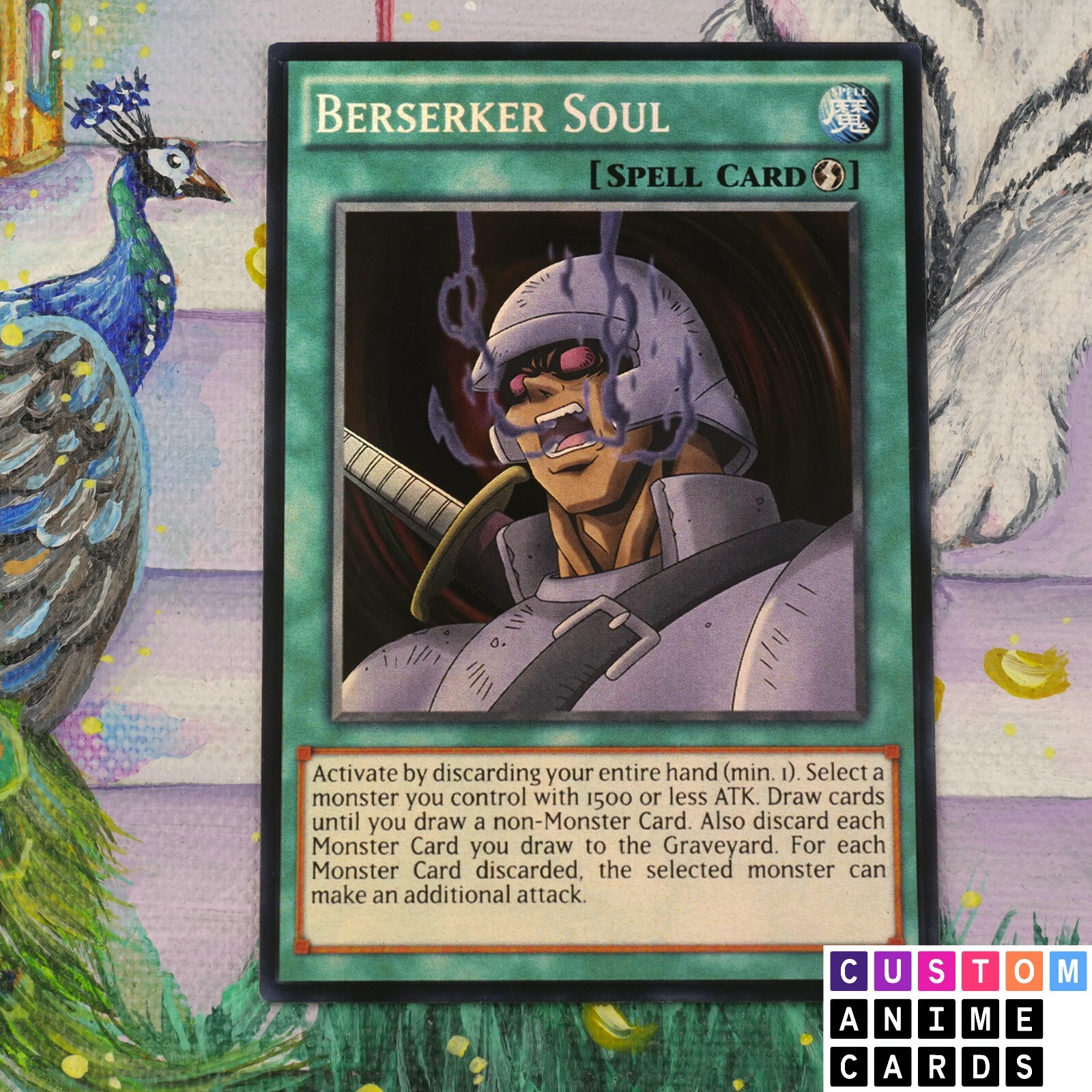 Berserker Soul ANIME EFFECT HOLO card