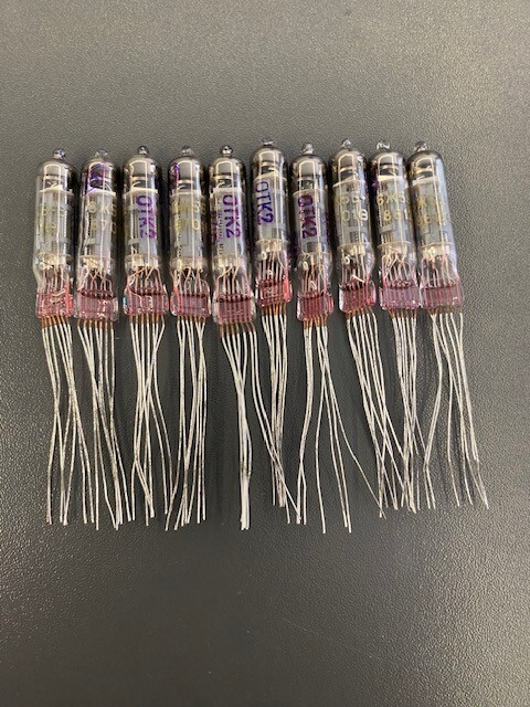 6J5B-V Russian tiny HF pentode tube. NOS. Lot of 10.