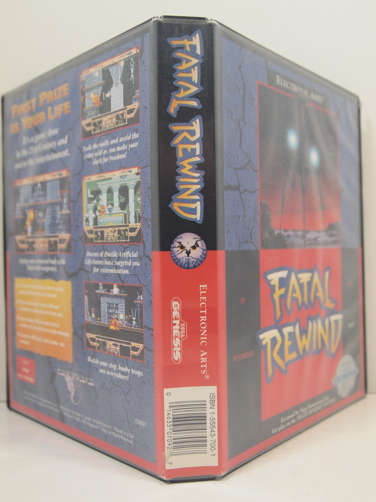 Fatal Rewind Case (SEGA Genesis) Authentic BOX ONLY