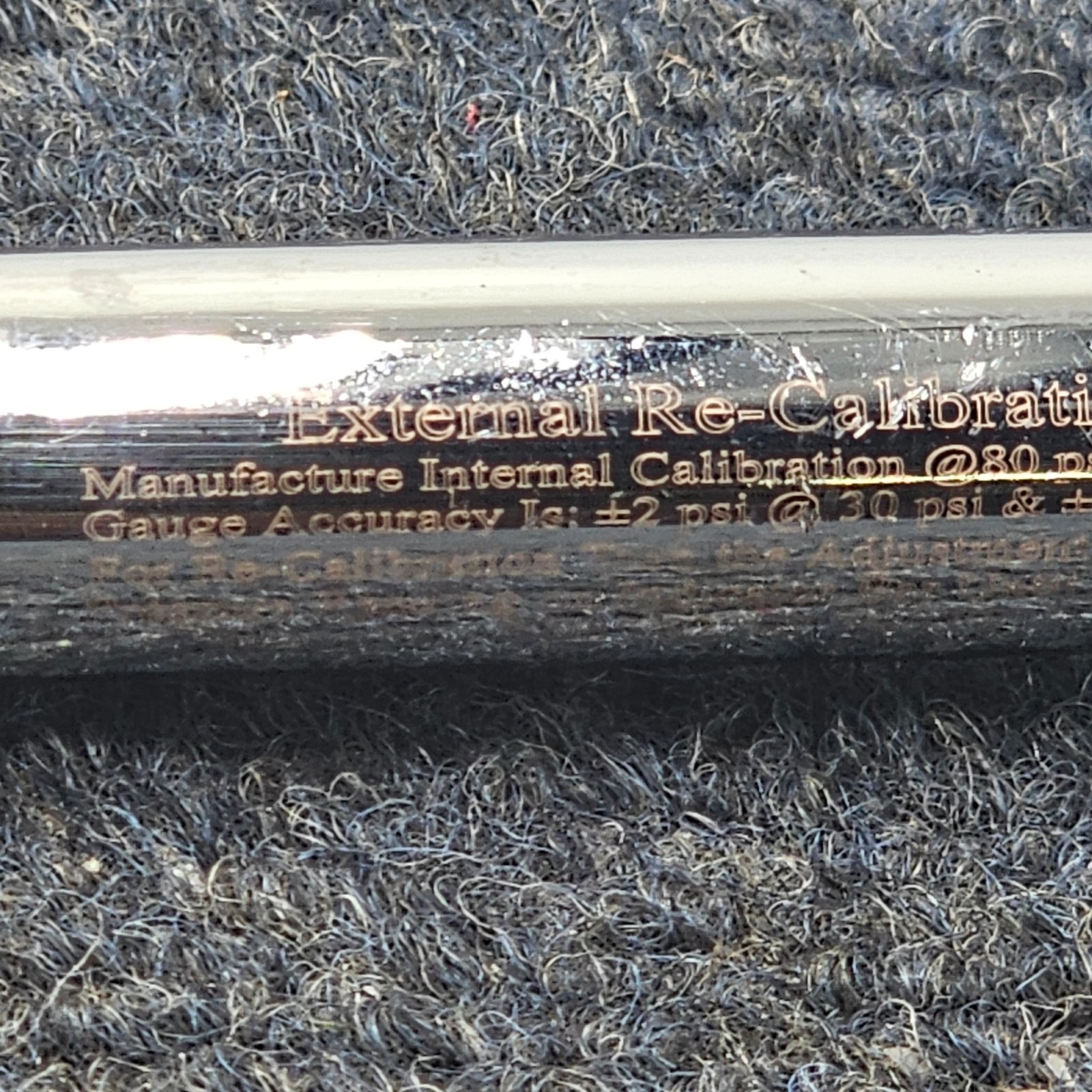 Internal Calibration 12" External Re-Calibration Service Tire Gauge