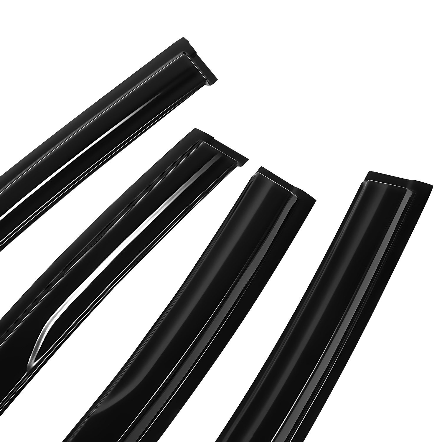 For Ford Fusion 2013-2020 Tape-on Window Vent Visors Rain Guards Deflectors