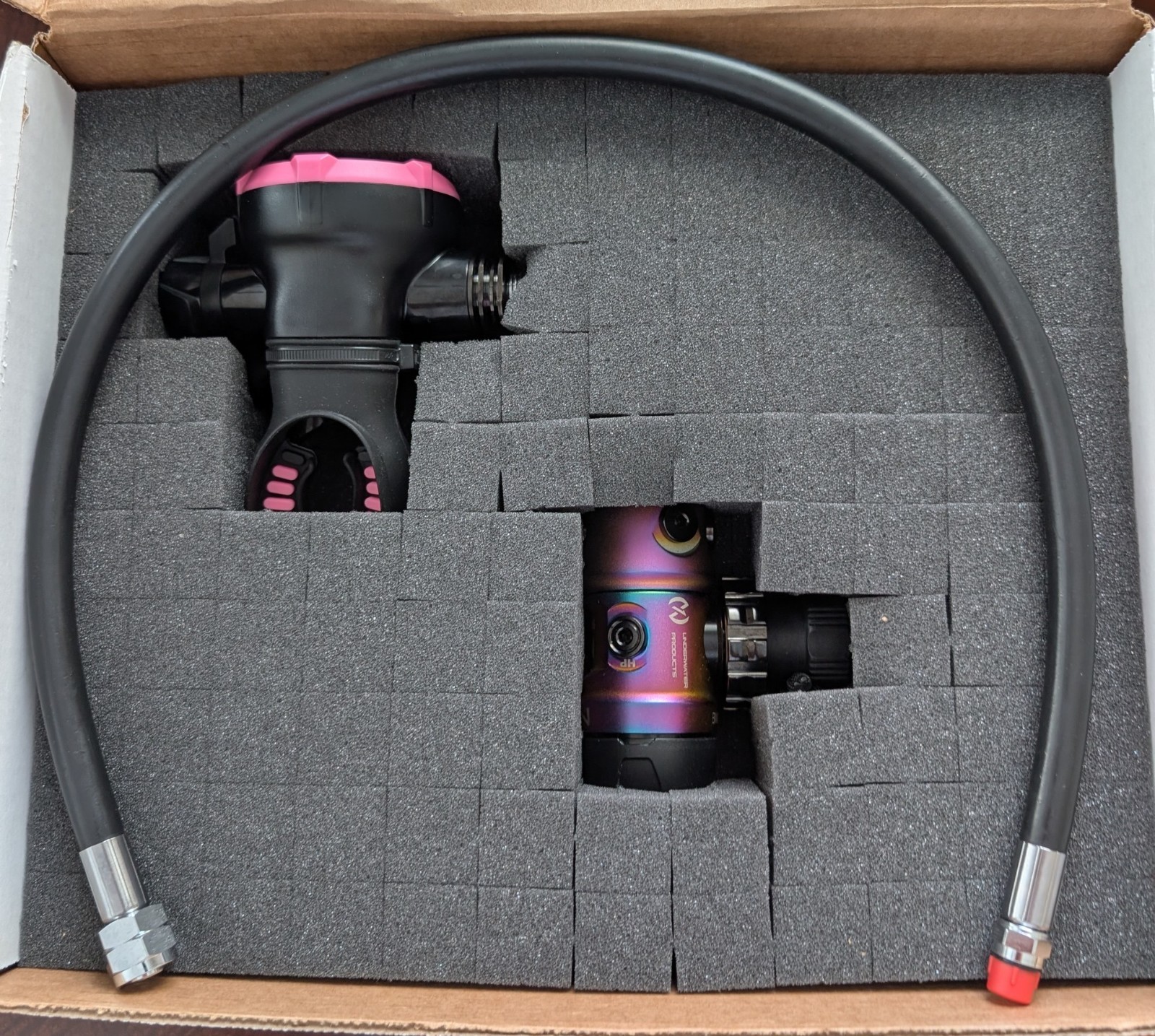 Regulator Bundle NEX N1 Stealth 1st Stage +  2.5 Adjustable 2nd Stage + LP Hose
