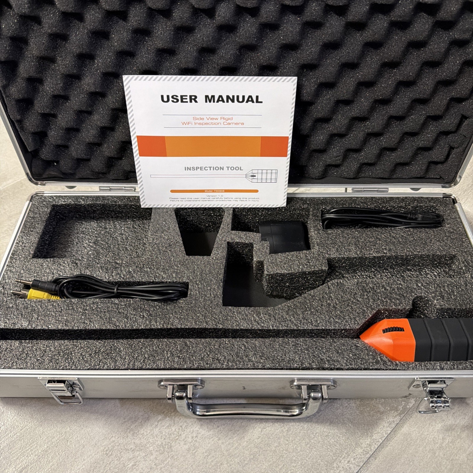 TW4908 WiFi Inspection Tool Camera Rigid Digital Inspection Camera