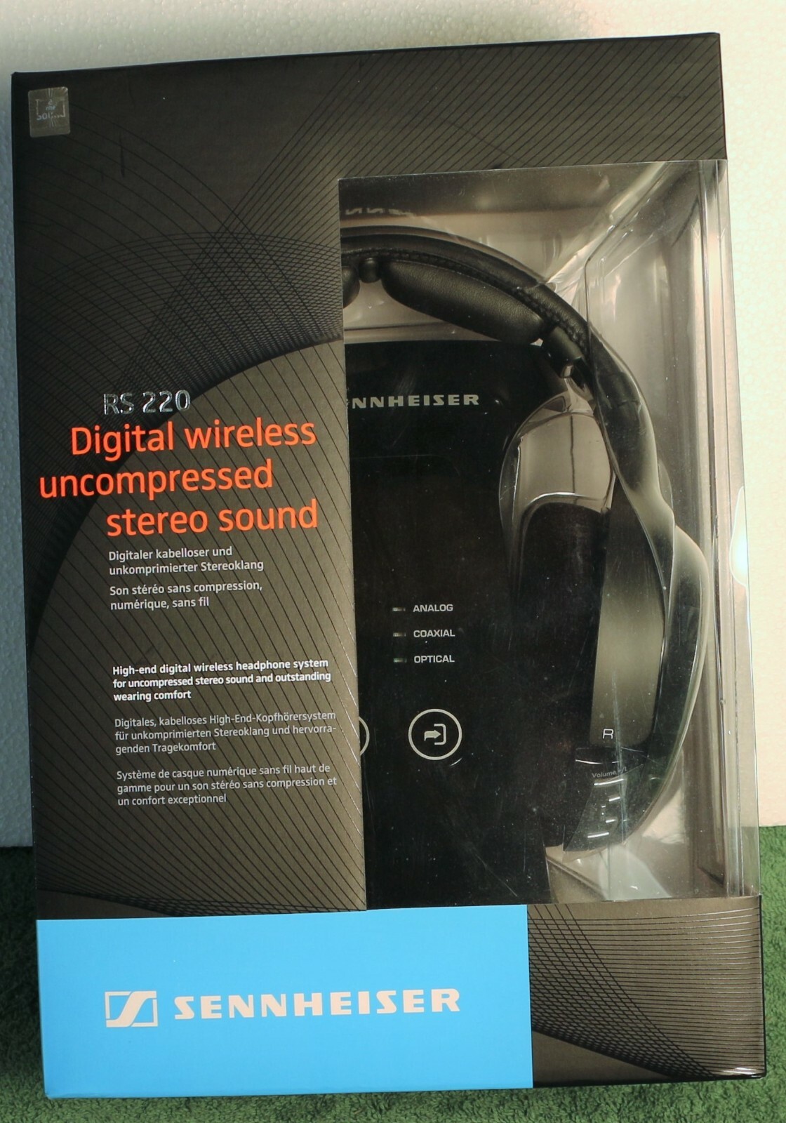 Sennheiser NEW in BOX RS 220 Digital Wireless Headphone System…Very Rare!!