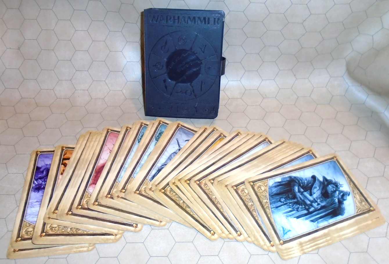 Warhammer Fantasy Battle Magic Cards w/ Case - 8th Edition Storm of Magic
