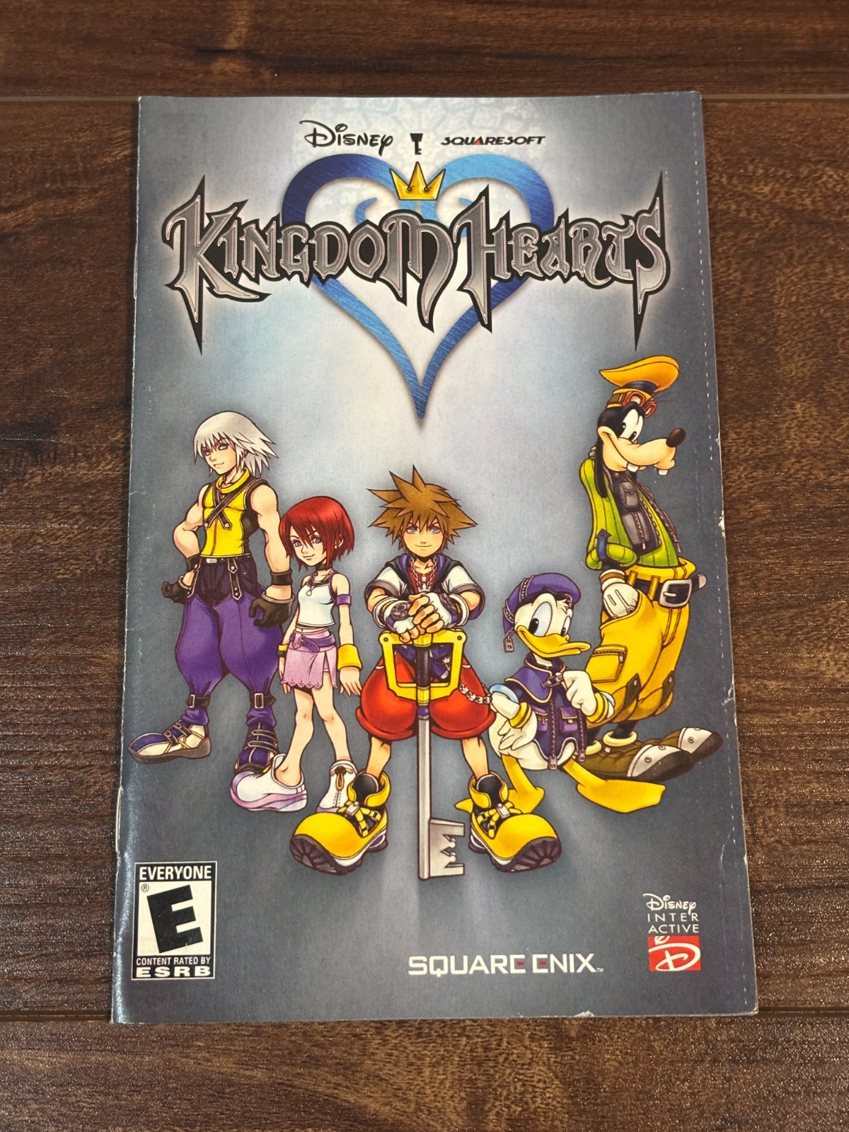 Kingdom Hearts PS2 Playstation 2 Instruction Manual Only