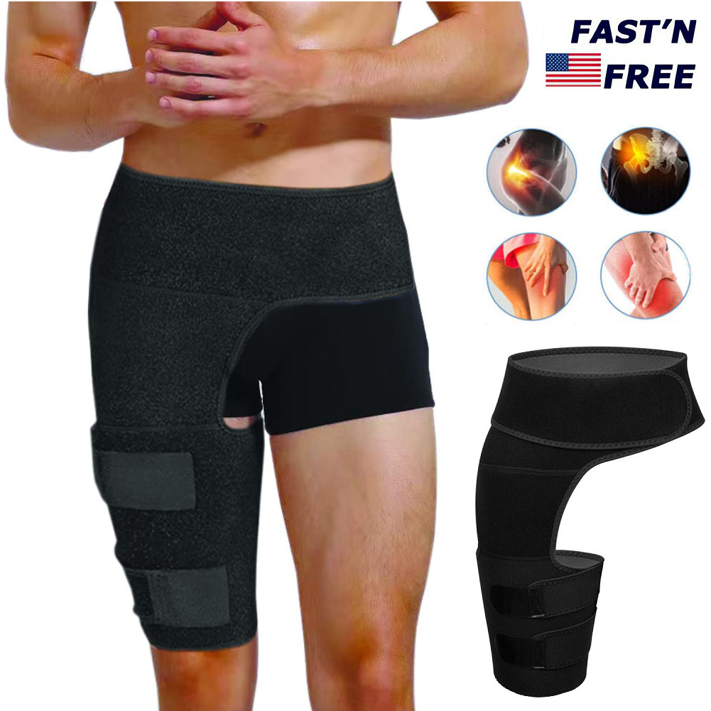 Hip Brace Compression Groin Support for Sciatica Pain Relief Recovery Men Women