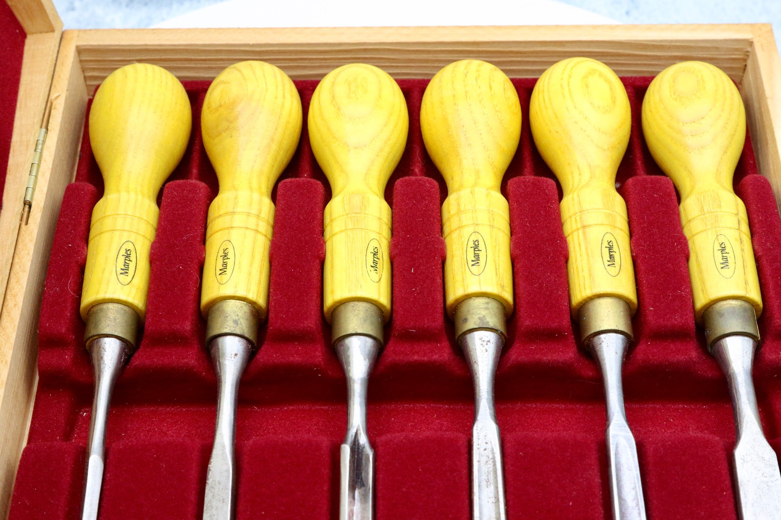 RECORD LIMITED EDITION M152LE MARPLES CARVING TOOL 6 PIECE SET