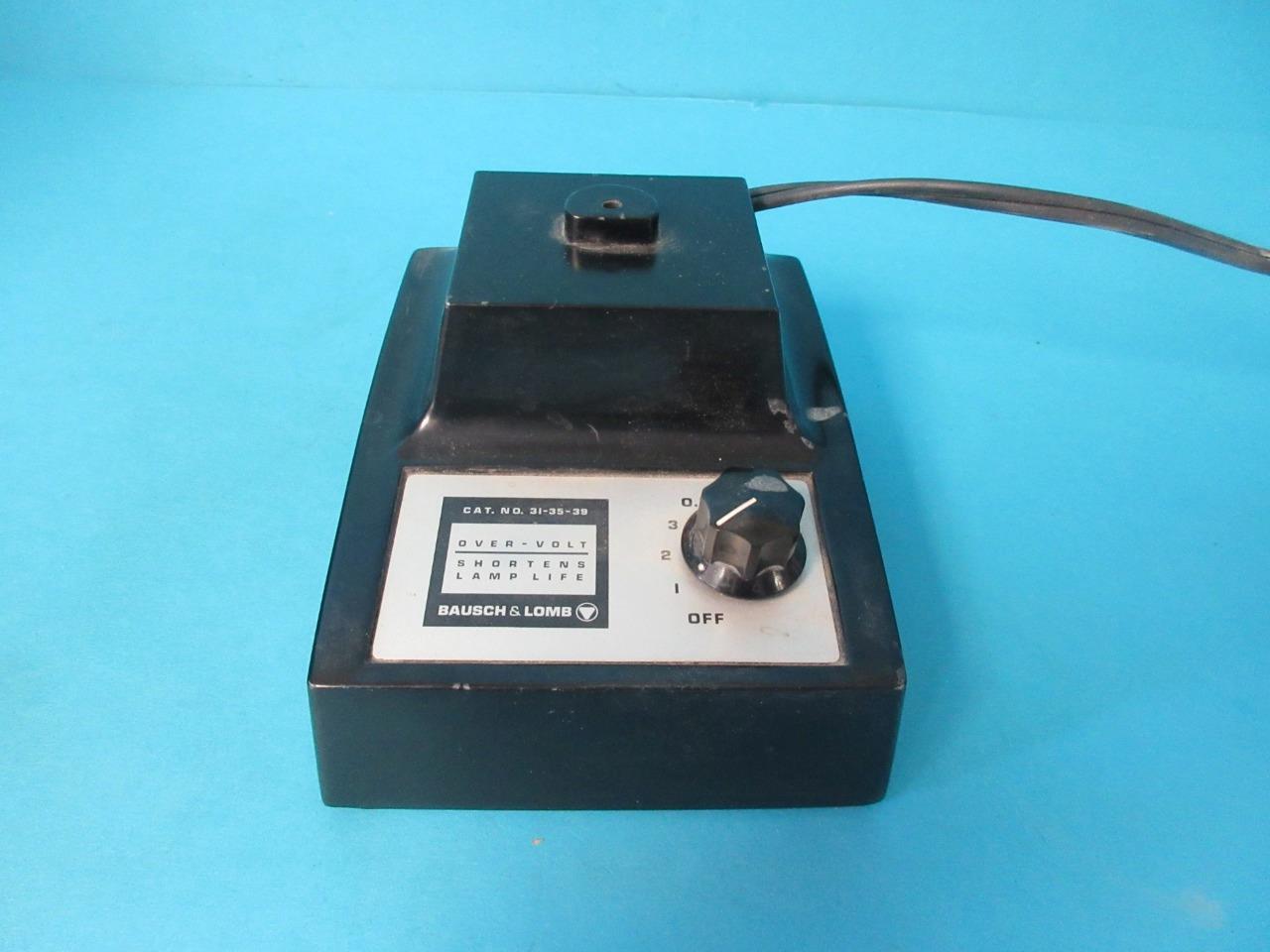 BAUSCH & LOMB B&L POWER SUPPLY TRANSFORMERS LIGHT SOURCE MODEL 31-35-39