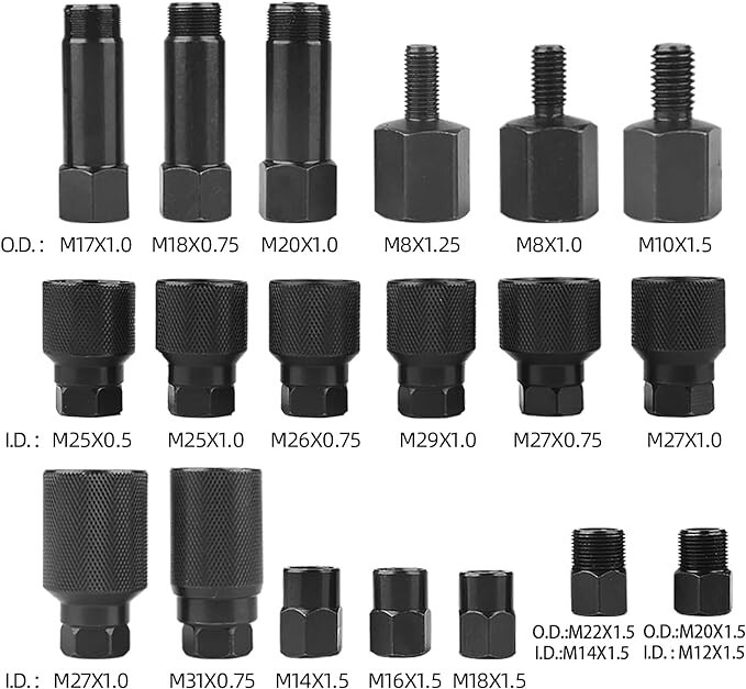Air Pneumatic Vibration Injector Puller Remover Tool Set Remove Seized Injectors