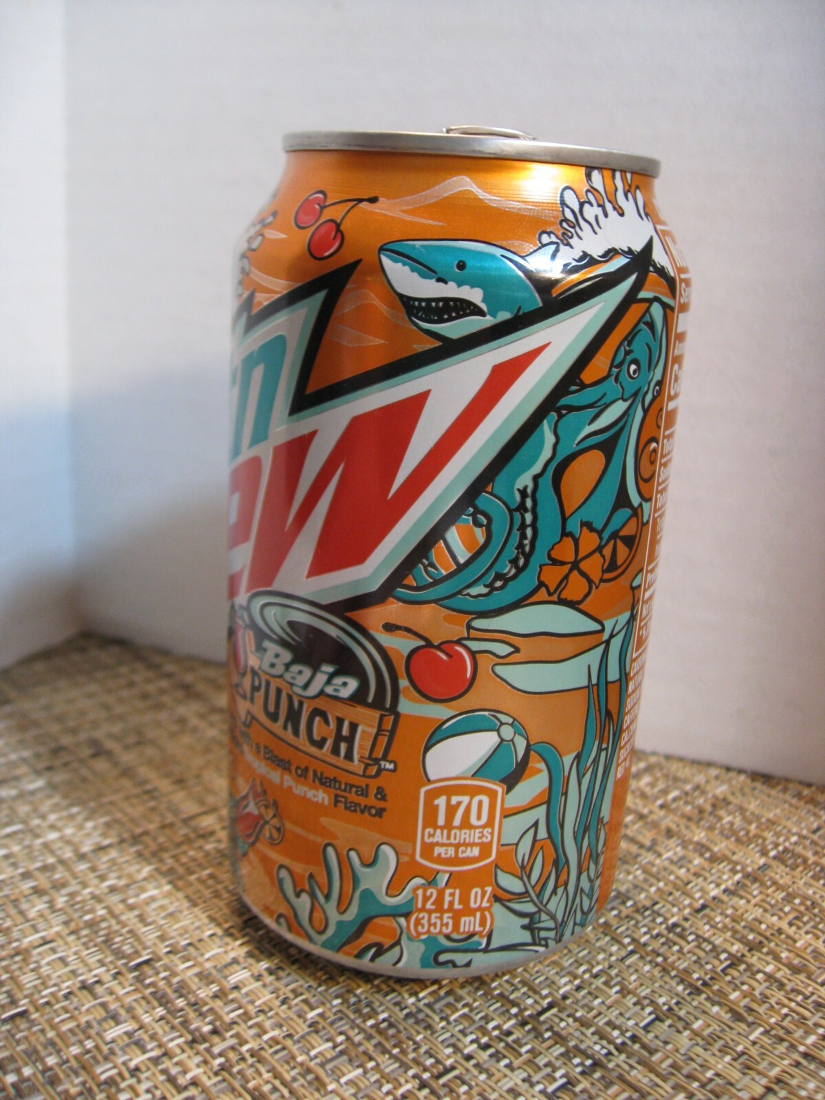 Mountain Dew Empty Can - Baja Punch - Limited Edition - 2021
