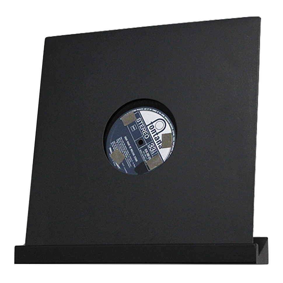 Vinyl Display - Record Wall Strip Wooden Black
