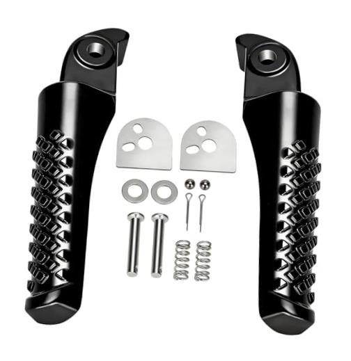 Mini Bike Foot Pegs Kit Replacement for Coleman Minibike CT200U CT200U black