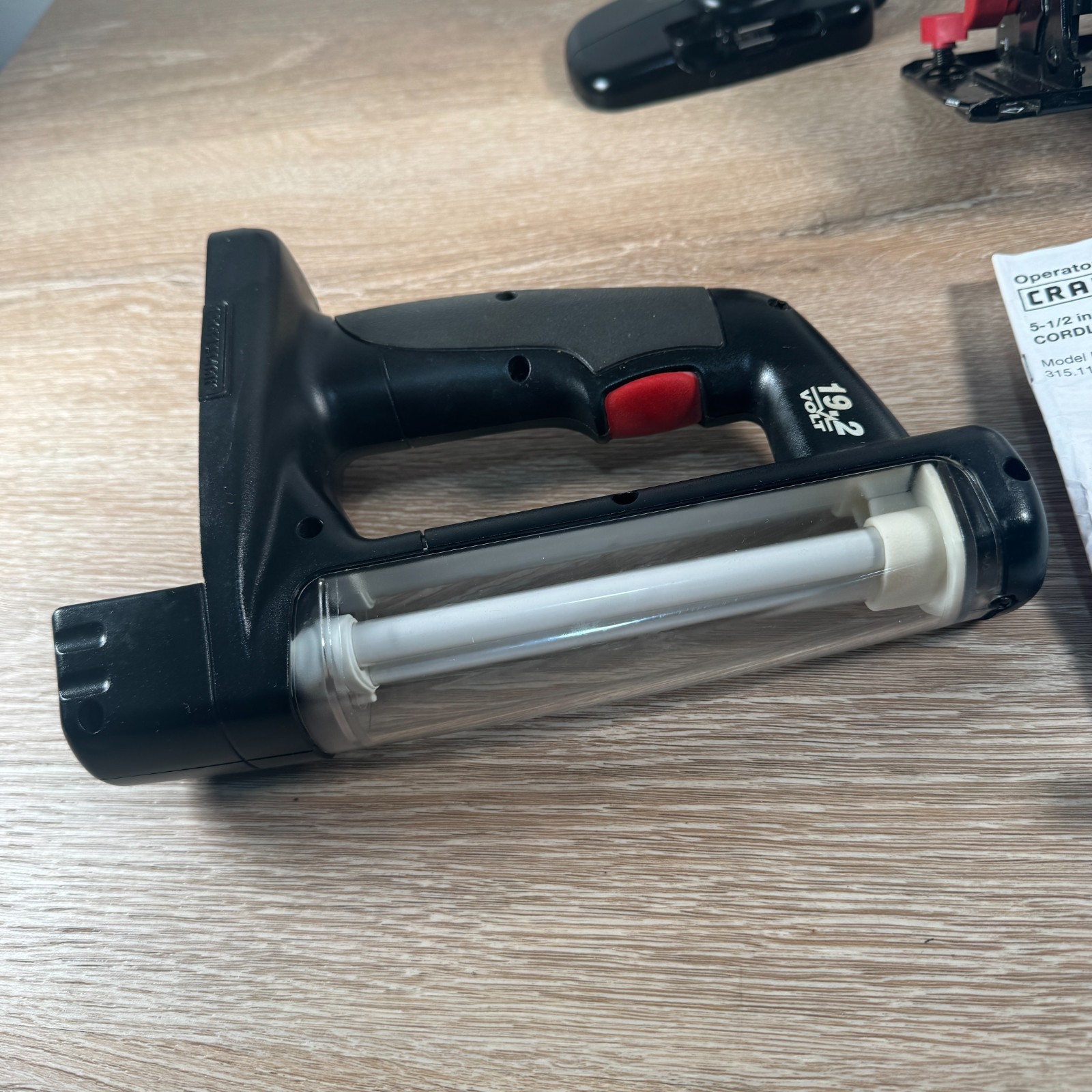 Craftsman 19.2v C3 Tool Set ½ Drill, 5.5” Trim Circular Saw, Fluorescent Light