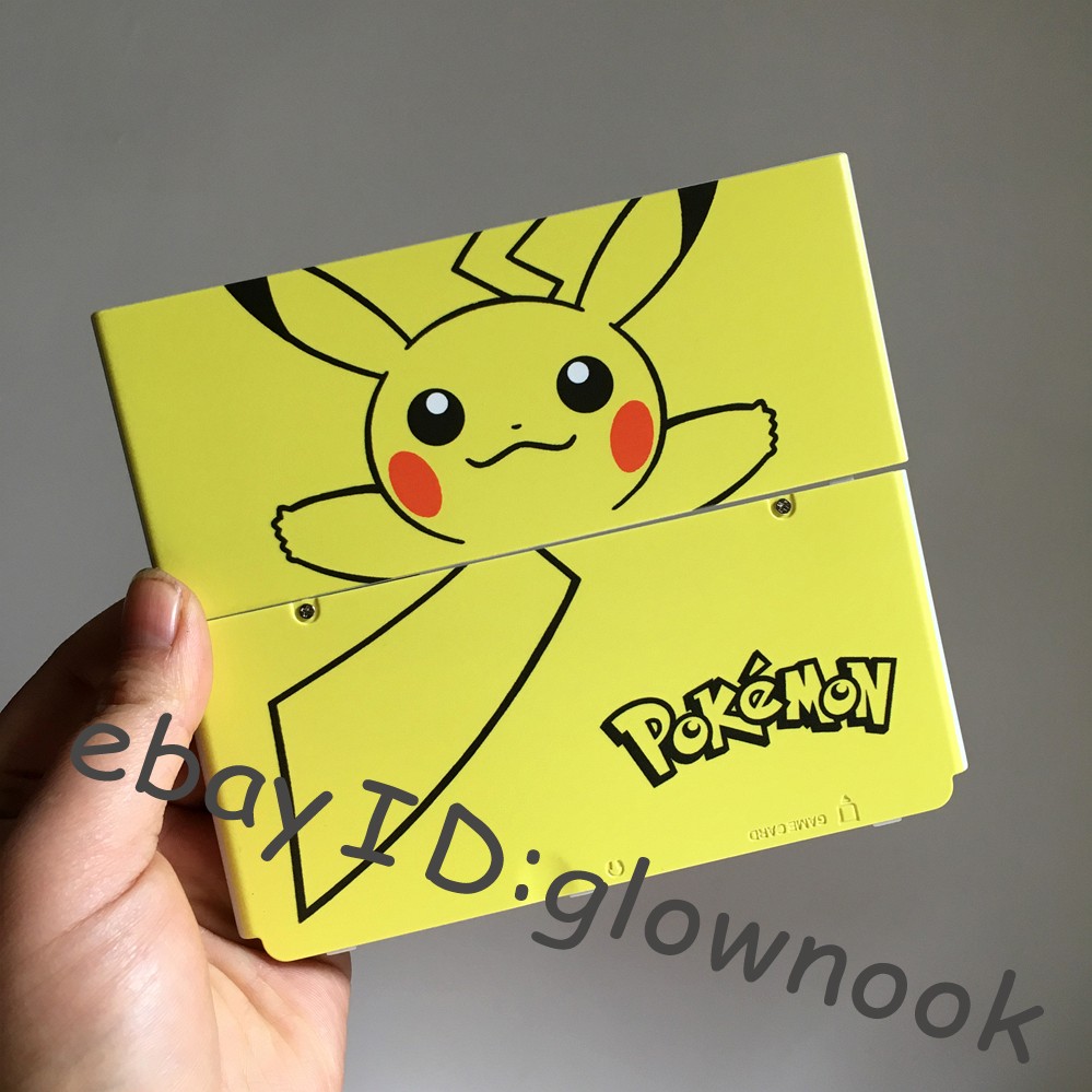 Pokémon Pikachu Nintendo NEW 3DS console parts Cover Replacement Shell Rare!Hot！