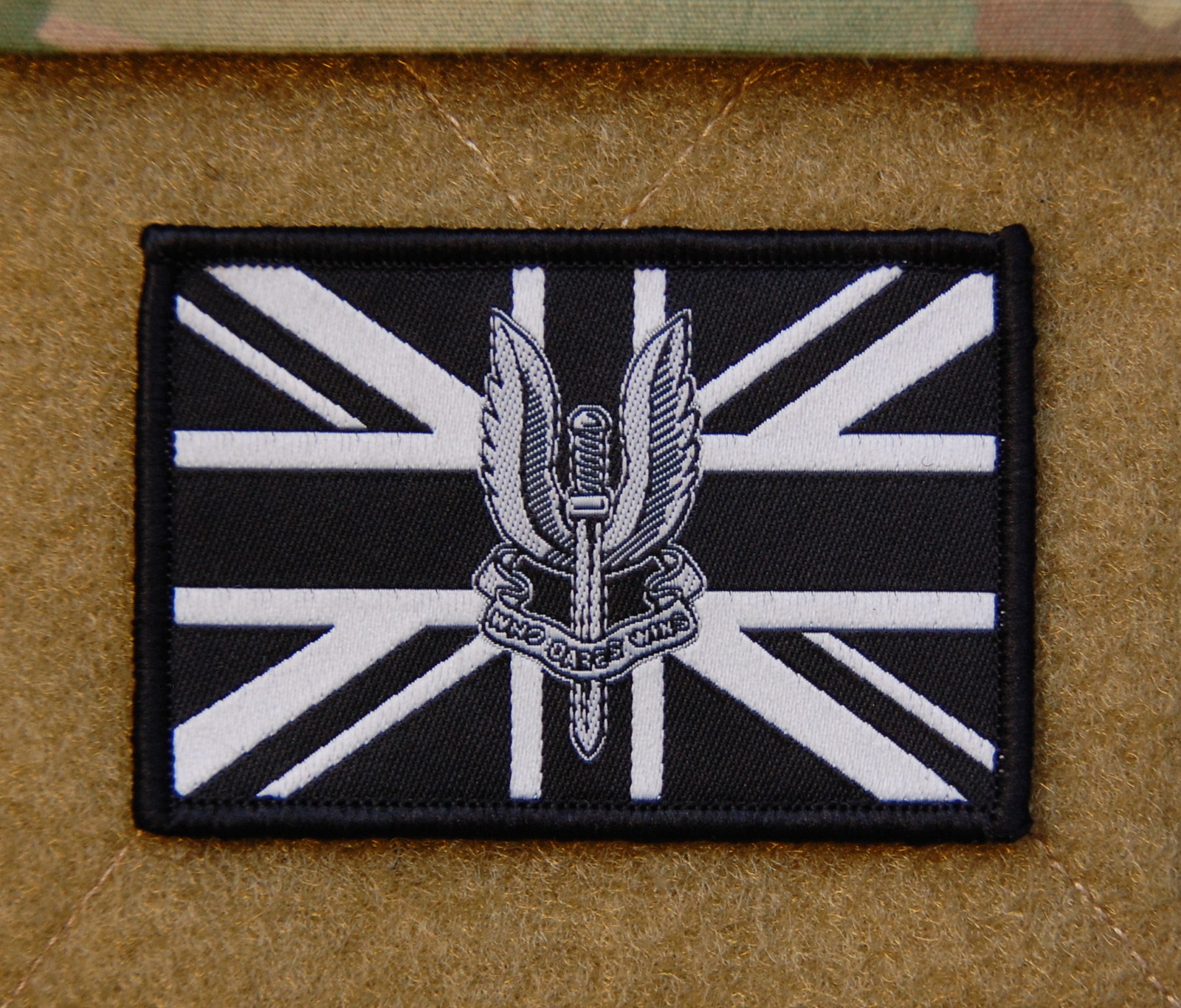 SAS Mono Union Flag Uniform Patch UKSF Afghanistan Special Air Service HookLoop