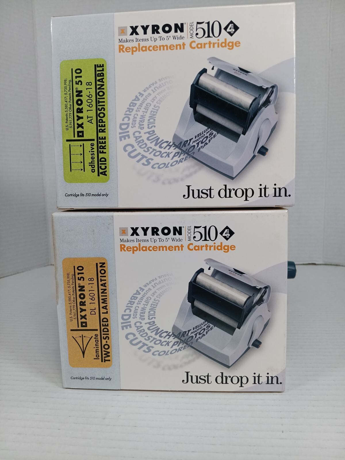 Zyron 510 Laminator, Sticker, Label Maker w 2 NewbCartridge Replacements