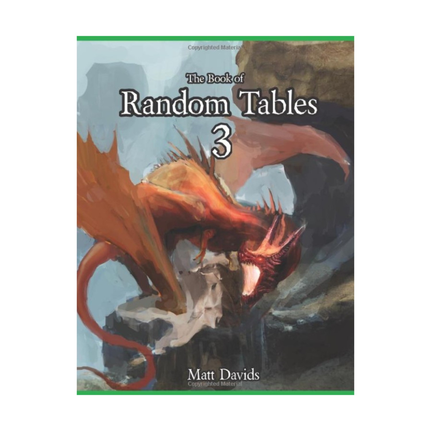 DiceGeeks RPG Book of Random Tables 3 EX