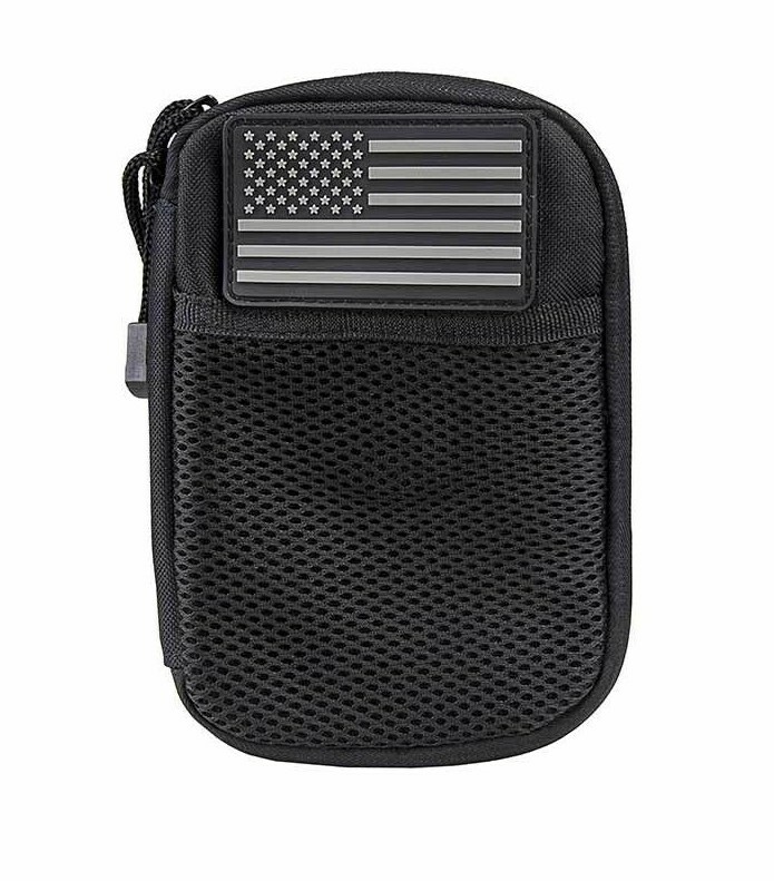 VISM Utility EDC MOLLE Pouch w/ US Patch hunt tactical duty gear medic BLK