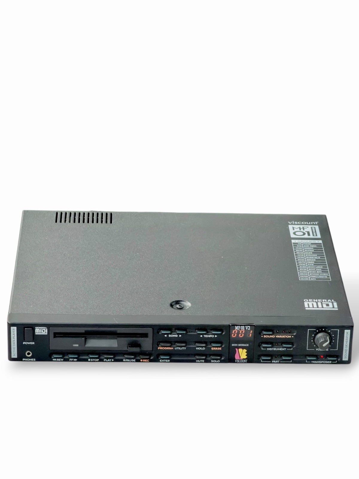 Viscount MF01 Song Worker MIDI Data Filer Sound Module #23