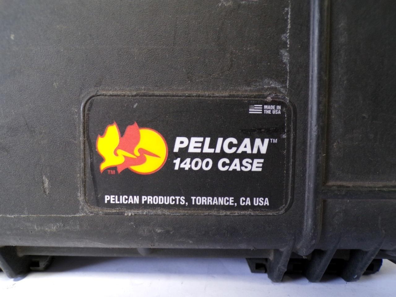 Pelican 1400 Protector Case Black w/ Soft Foam Insert (J203)
