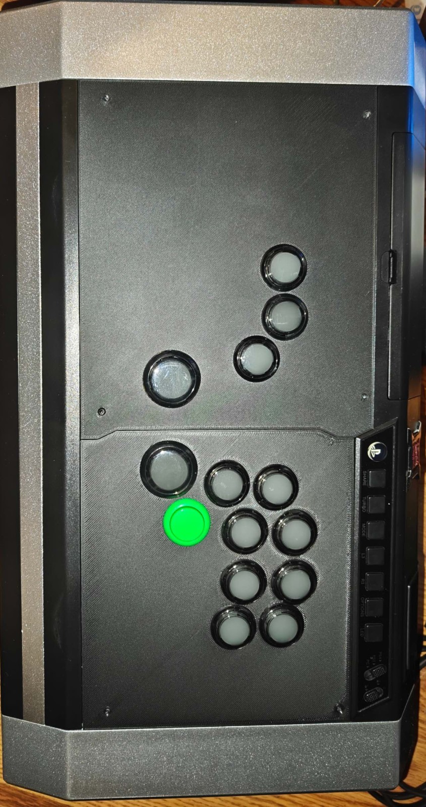 Plastic (PLA) Conversion For QANBA Obsidian Pearl Fight Stick (Q3)