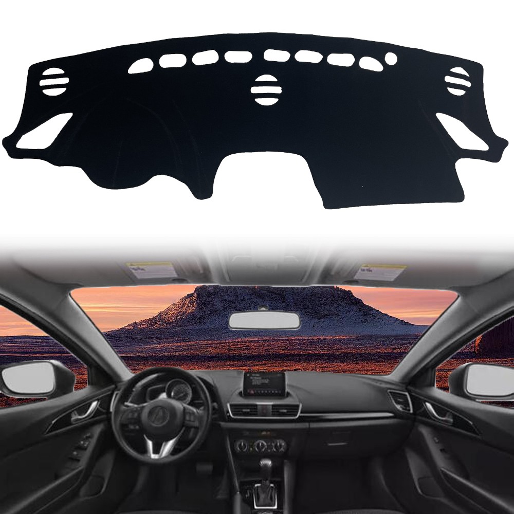 Dash Cover Mat For Mazda 3 2014-2018 Dashboard Mat Sun-proof Interior Pad
