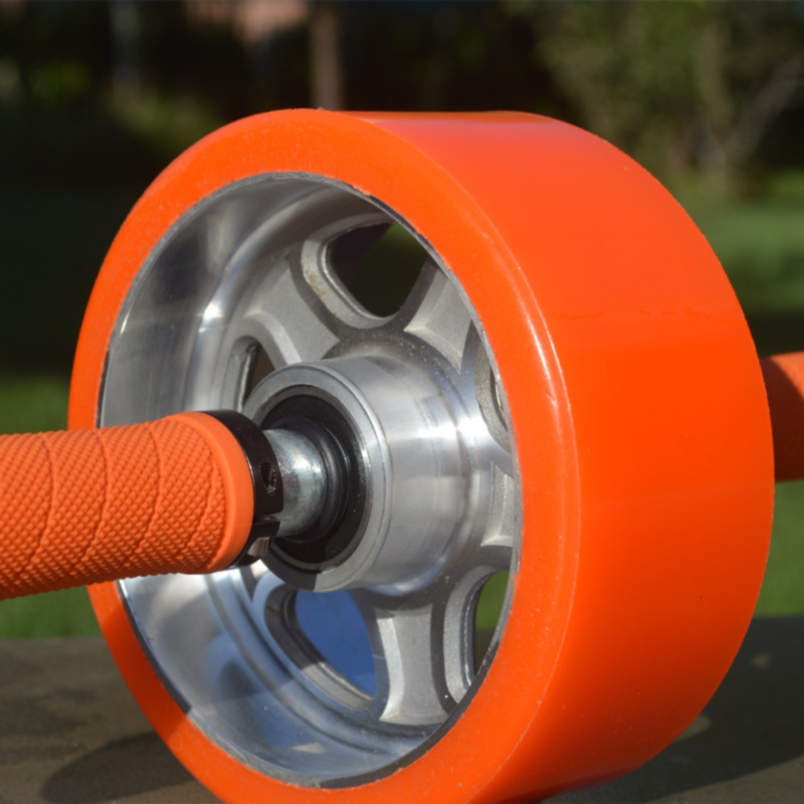 Double-Bearing-Bearing Abdominal Exercise Wheel Metal Shaft Exercise Gear